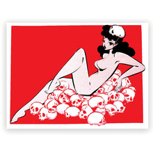 Load image into Gallery viewer, DAINTY SKULL - Silkscreen Print
