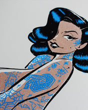Cargar imagen en el visor de la galería, TATTOOED DAME V°3 - SILKSCREEN PRINT