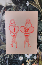 Load image into Gallery viewer, THE HEART TWINS- Silkscreen