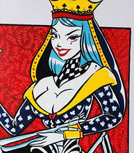 Load image into Gallery viewer, Queen of Clubs Original Exhibition Artwork