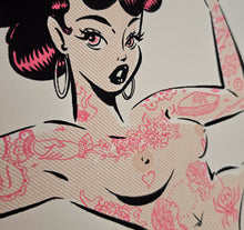 Load image into Gallery viewer, TATTOOED DAME V°4 - SILKSCREEN PRINT