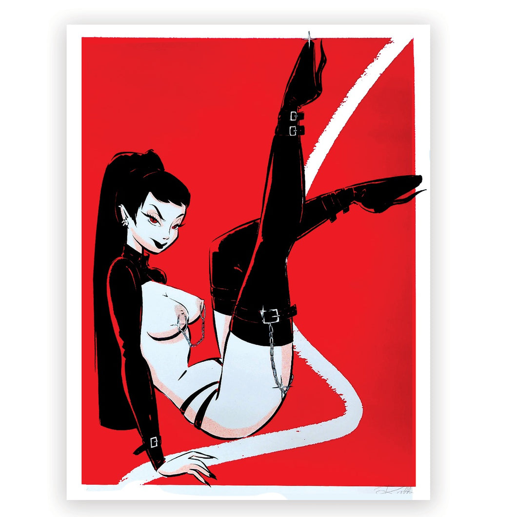 RED LATEX - Silkscreen Print