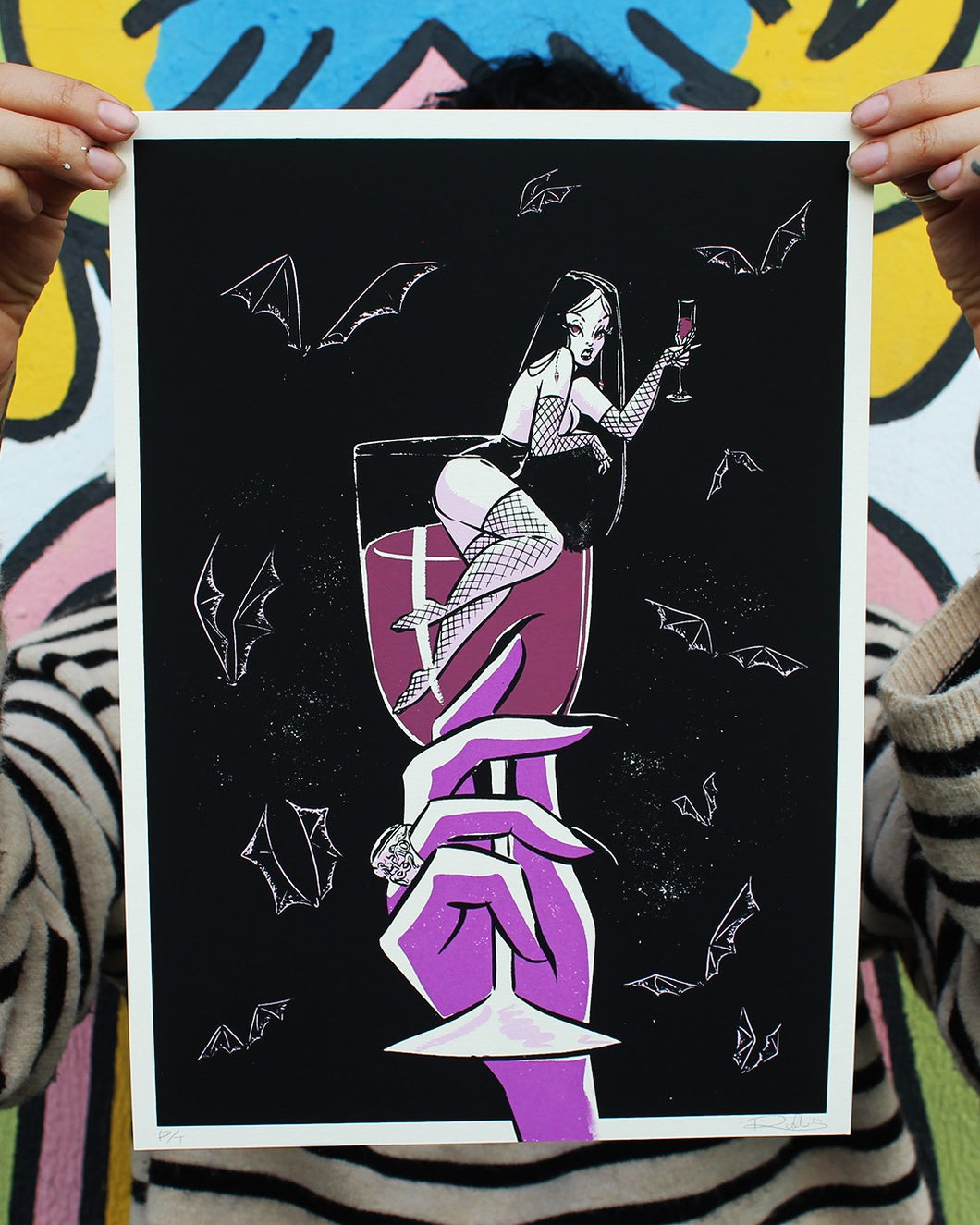 RED WINE - SILKSCREEN PRINT