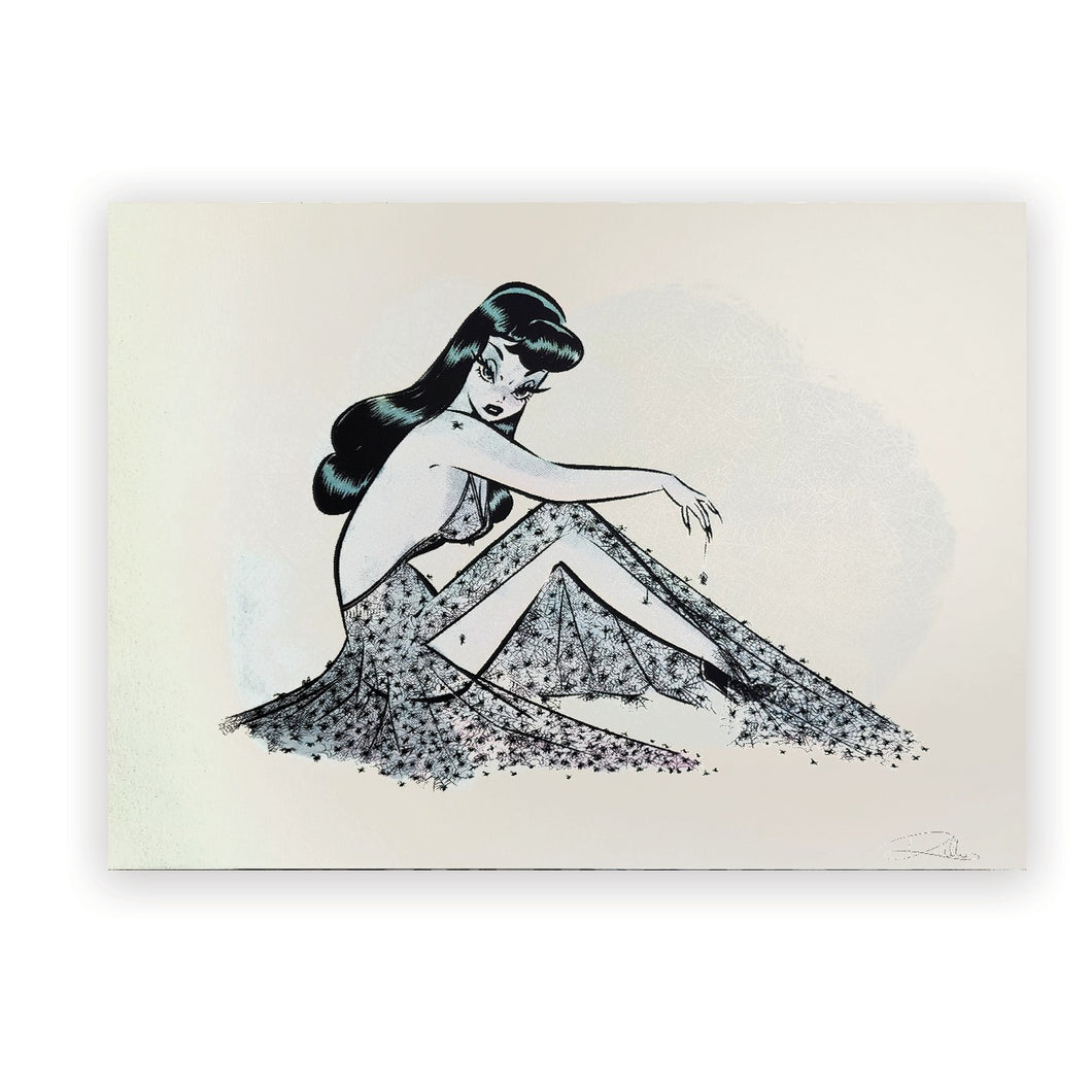 SPIDER DRESS #2 - SILKSCREEN PRINT