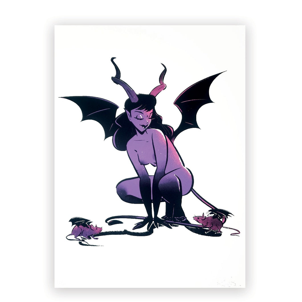 SUCCUBUS PET - SILKSCREEN PRINT