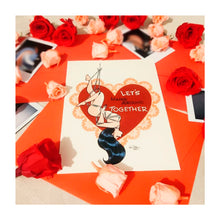 Load image into Gallery viewer, HANG AROUND -  Valentine’s Vintage Inspired Card
