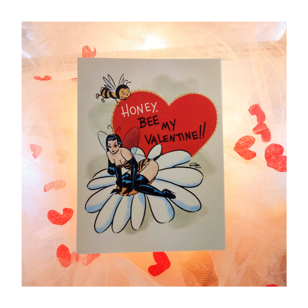 BEE MINE -  Valentine’s Vintage Inspired Card