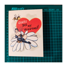 Cargar imagen en el visor de la galería, BEE MINE -  Valentine’s Vintage Inspired Card
