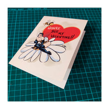 Cargar imagen en el visor de la galería, BEE MINE -  Valentine’s Vintage Inspired Card
