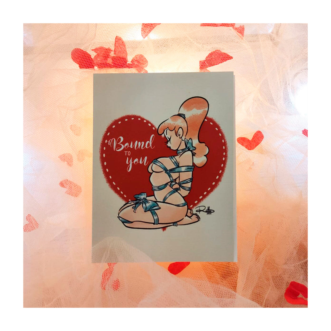 BOUND TO YOU -  Valentine’s Vintage Inspired Card