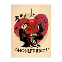 Load image into Gallery viewer, GHOULFRIEND -  Valentine’s Vintage Inspired Card
