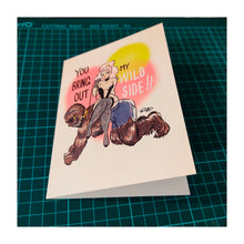 Load image into Gallery viewer, WILD SIDE -  Valentine’s Vintage Inspired Card
